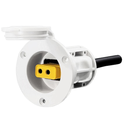 Cannon 1903013 Flush Mount Power Port - White